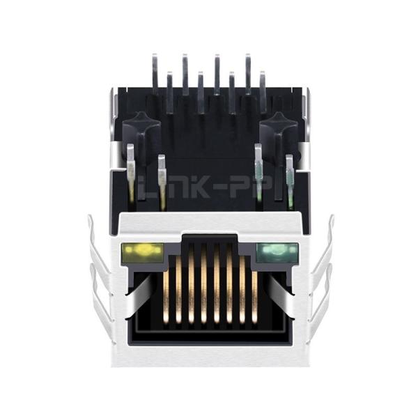 RD1-125BAG1A Compatible LINK-PP LPJ0013AHNL 10/100 Base-T Tab Down Green/Yellow Led 1x1 Port Keystone Module RJ 45 Magnetic
