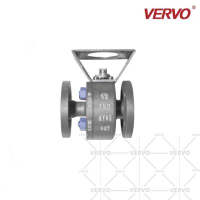 A válvula de bola de 2 partes Dn15 forjou a polegada de aço 150lb RF de A105 1/2 flangeou com tipo de flutuação válvula da flange API608 do ISO de bola