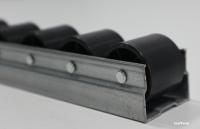 Tracé à rouleaux en alliage d'aluminium Placon Rouleau de nylon à haute résistance