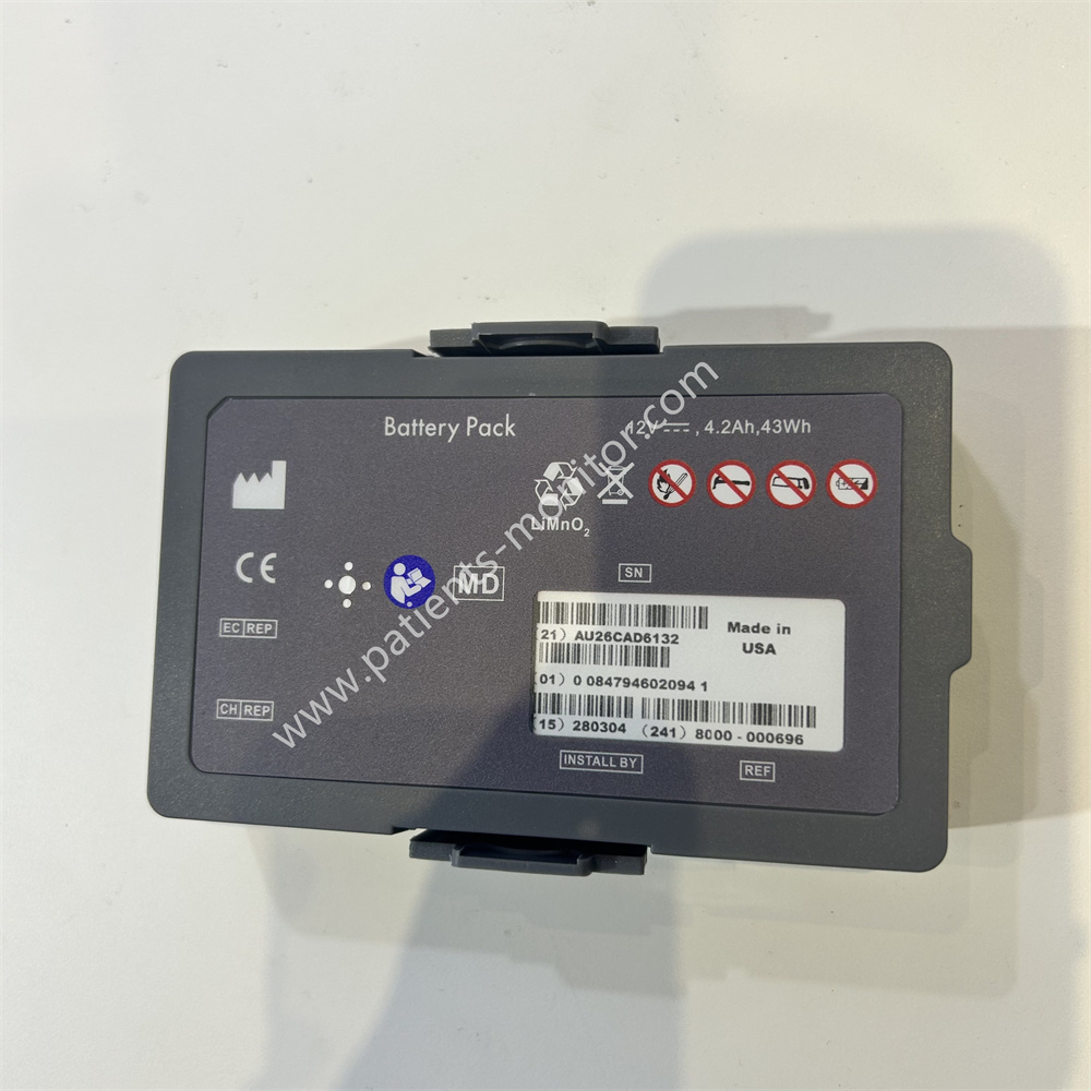 Lithium Manganese Oxide Medical Device Dedicated Battery Pack 8000-000696 12V 4.2Ah 43Wh