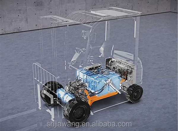 BYD's  Four  Pivot Balance Weight 1.6-1.8 Ton Pure Electric Forklift For Dual  Drive