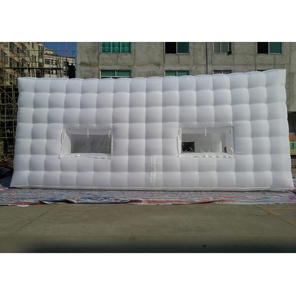 Waterproof White Inflatable Camping Tent 10mLX10mWX4.2mH Inflatable Event Tent