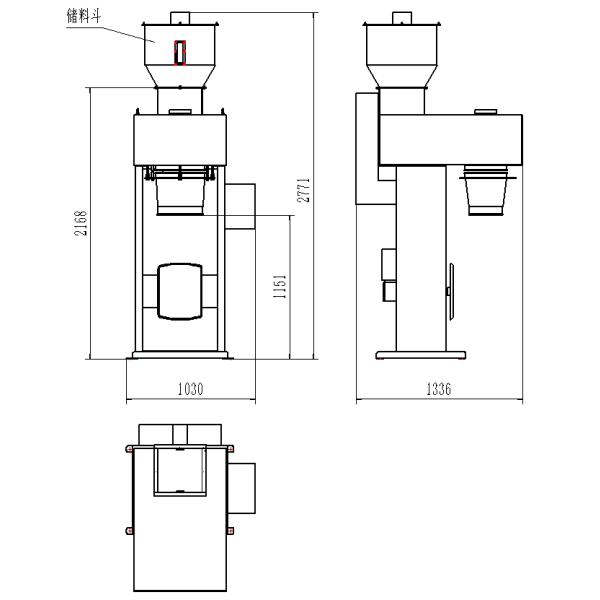 Нержавеющая сталь машины масштаба автоматического порошка DCS-50FT2 Ewinall упаковывая