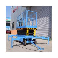 elevadora hidráulica portátil con doble tijera plataforma de trabajo escalera elevadora vertical de mástil 5m 6m 8m 10m 12m