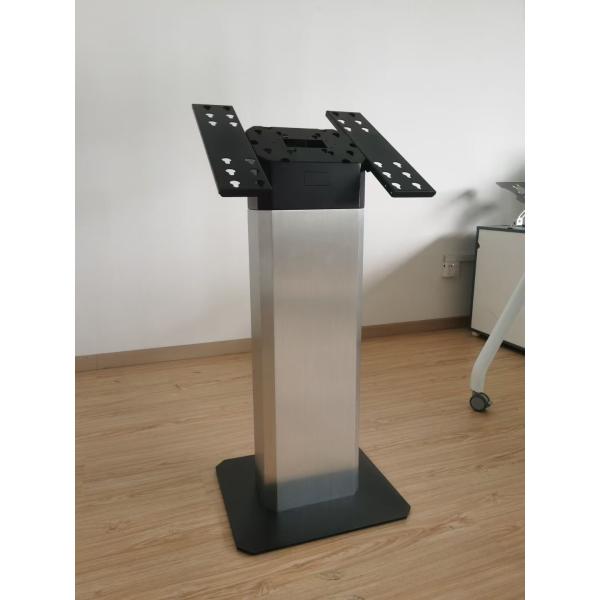 Affichage numérique LCD Écran tactile Kiosque argent Noir Base en aluminium avec interface D-Sub 43 pouces-65 pouces