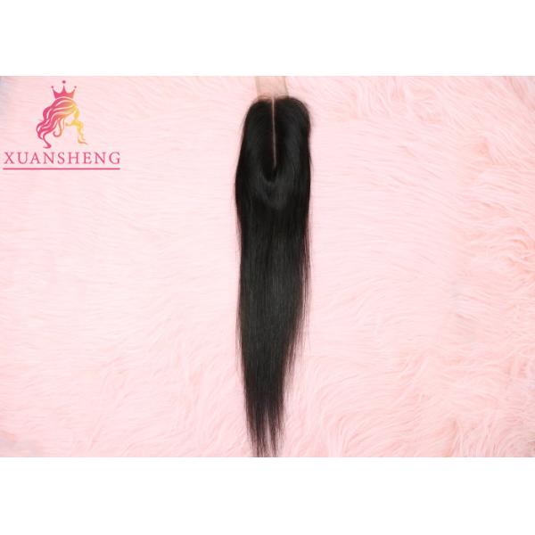 2*6 Transparents Lace Kim Closure Curticle Aligned Straight Hair