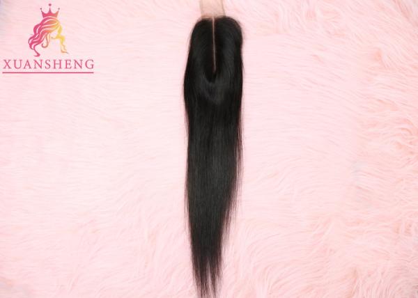2*6 Transparents Lace Kim Closure Curticle Aligned Straight Hair