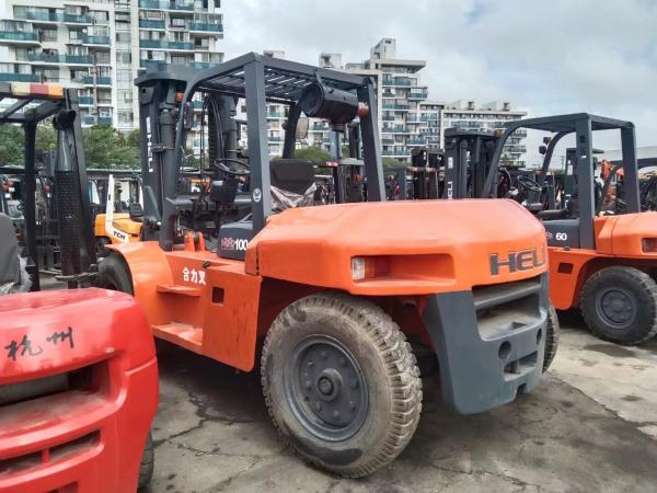 High Efficiency HELI 10 Ton Forklift Truck Mounted Forklift Rough Terrain Forklift For Heavy Duty Use