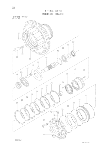 3107140 Swash Plate Travel Oil Motor For Hitachi ZX330-3