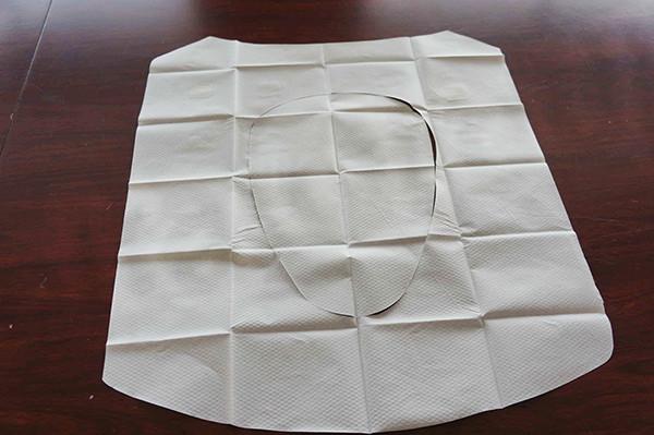 Disposable waterproof toilet cover seat for hospital and traveling，Paper toilet seat
