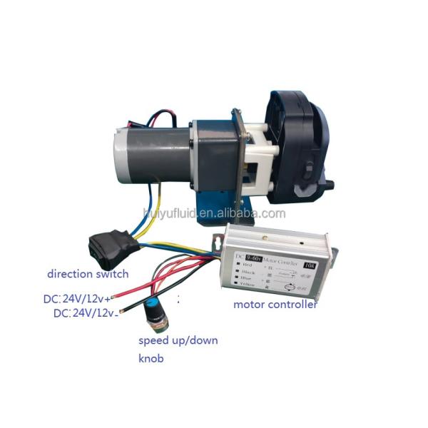 Dc Motor Speed Adjustable Peristaltic Pump Oem With YZ15 Pump Head