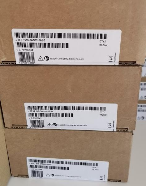 6ES7516-3AN02-0AB0 Siemens SIMATIC S7-1500 CPU 1516-3 PN/DP With 1 MB Work Memory