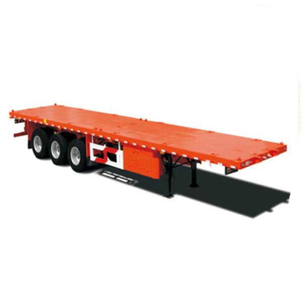 Flatbe  Container Transport Trailer Chassis 40 ton ,60ton,