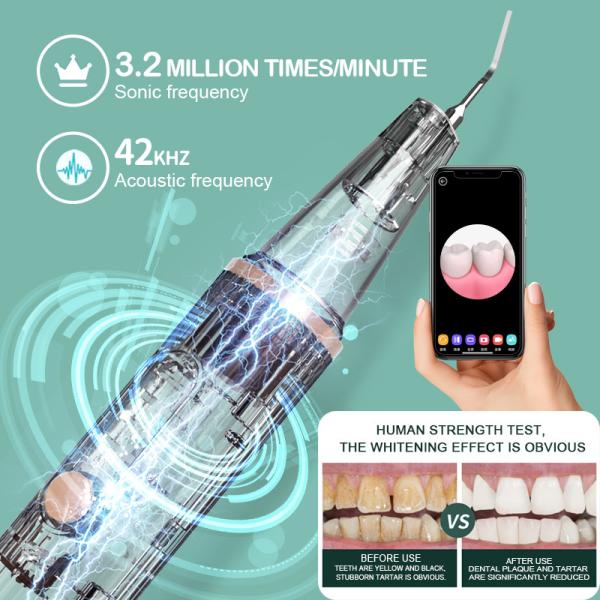 Do dente portátil dental seguro visual do Scaler de Hd ferramenta de limpeza Sonic Electric Tooth Cleaner
