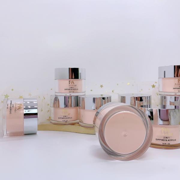 1oz Pink White Acrylic Powder 30g Jar Nails Extended Carving Powder Pigment Nail Acrylic Powder With Monomer