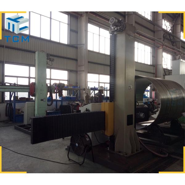 3050mm 1 Ton Metal Polishing Equipment Stainless Steel Buffing Tank Shell Mechanical Polisher