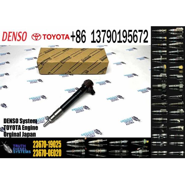295700-0560 23670-0E020 23670-09430 23670-19025 23670-11020 Diesel Common Rail Fuel Injector for toyota Fortuner 1GD-FTV