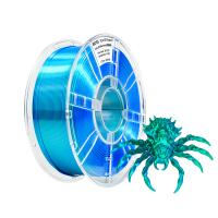 PLA+Silk Dula Filament d'impression 3D couleur 1,75 mm bleu vert PLA+ Filament 1000 g