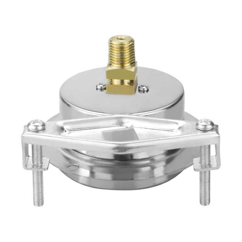 YE60ZTK U Clamp Capsule Manometer Pressure Gauge with High Accuracy Back Connection