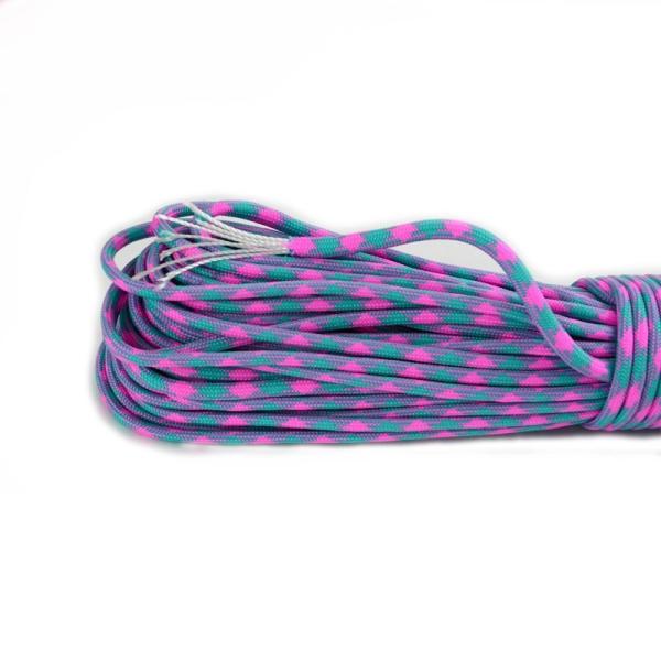 Customization 100FT 7 Inner Strand 550 Polyester Paracord Parachute Cord Camping Rope
