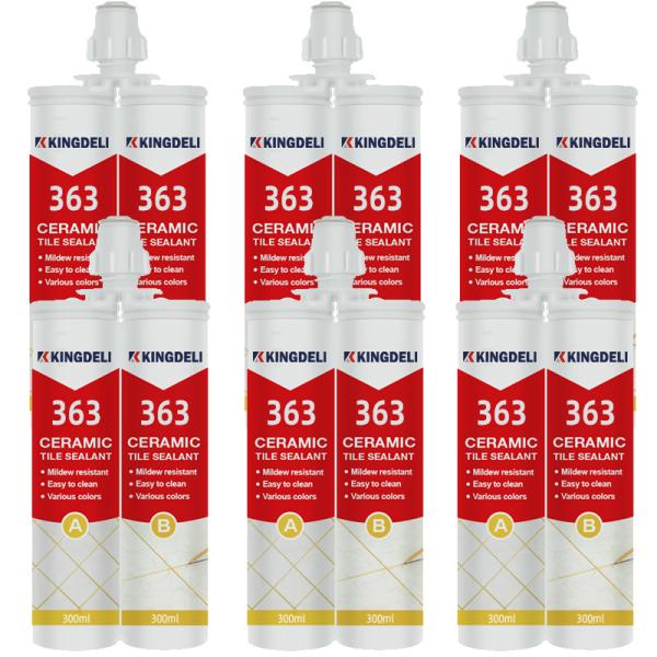 Anti-moisi sablé carreaux époxy enduit Caulk couleur dorée non jaunissant