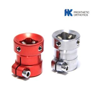 Adaptateur prosthétique de bride de tube de la pédiatrie 7075 en aluminium pour
