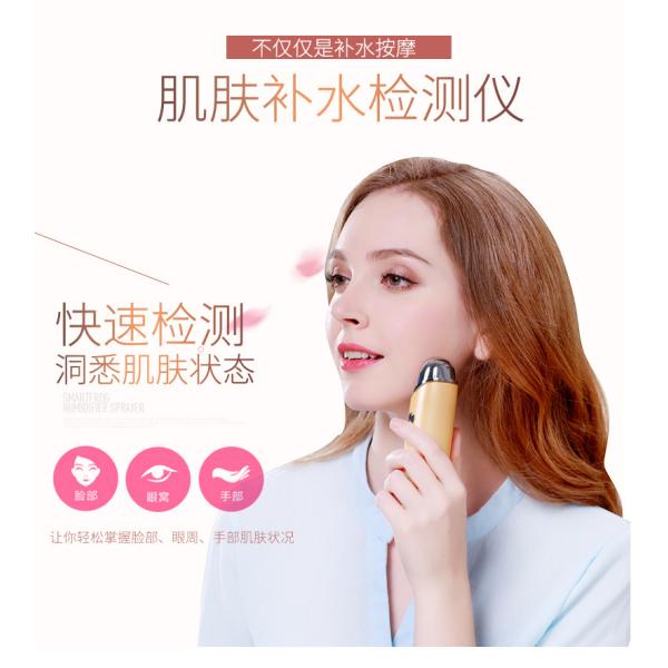 3 IN 1 Beauty Facial Hydrating Massager,Skin Water Test ,Vibration Massager GK-SP01