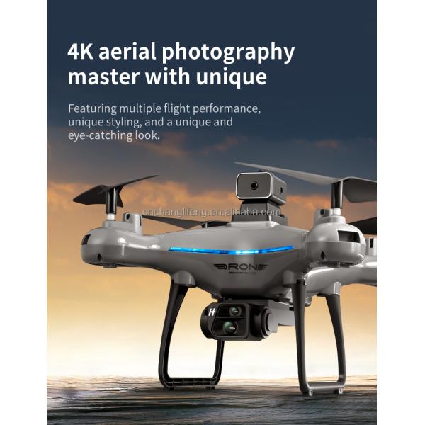 Prosumer Drones Made Easy Ky102 with 4k HD Dual Cameras Four-way Obstacle Avoidance and Intelligent Fixed Height Hovering