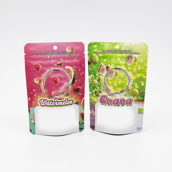 Child Resistant Zipper Bags Zipper Clavicle Bag Custom Printed Child Resistant Mylar Bags