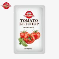 Oferecendo bolsas de ketchup personalizadas de alta qualidade, certificadas pela ISO HACCP e FDA.