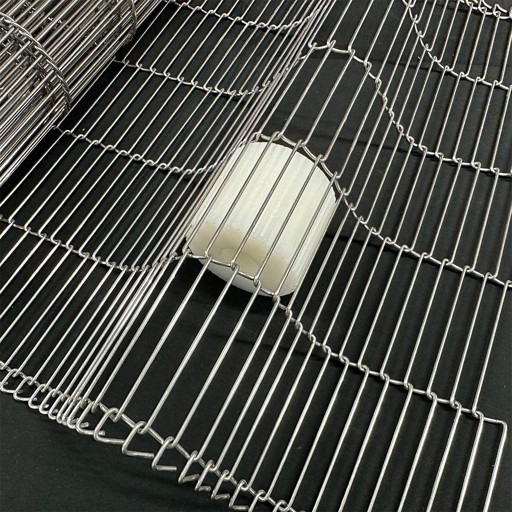 1.0mm-3.0mm Wire Diameter Heat Resistant Customizable Stainless Steel Conveyor Belt for Industry
