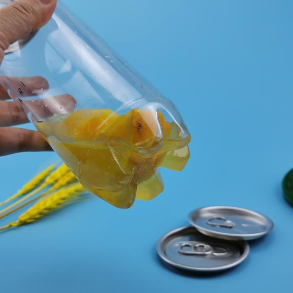 soda 18oz Juice Plastic Beverage Jar livre de 0.5L BPA 160mm