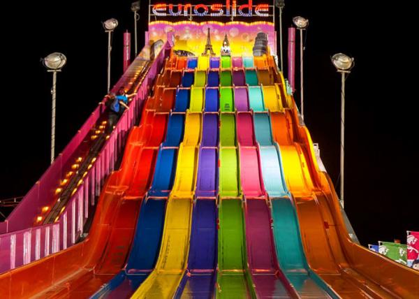 Hotels Big Water Slides / Fiberglass Pool Slide For Outdoor Water Parks