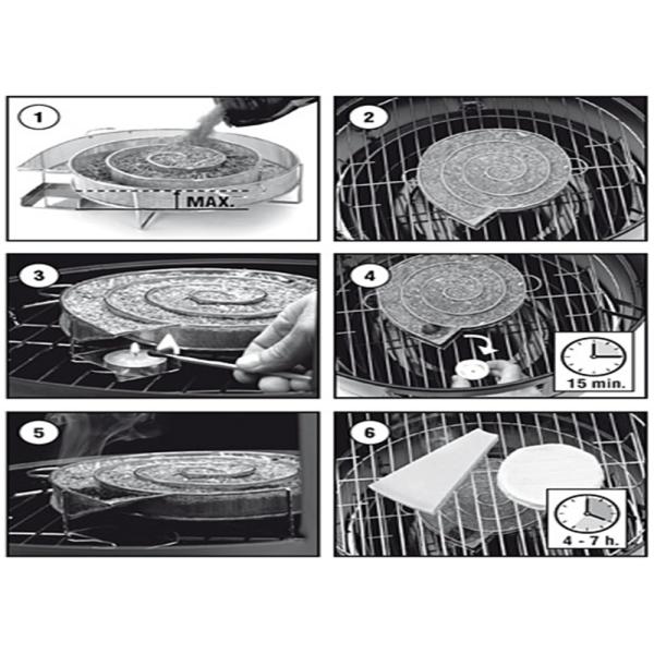 15x15x45cm Stainless Steel Barbecue Bbq Smoke Generator