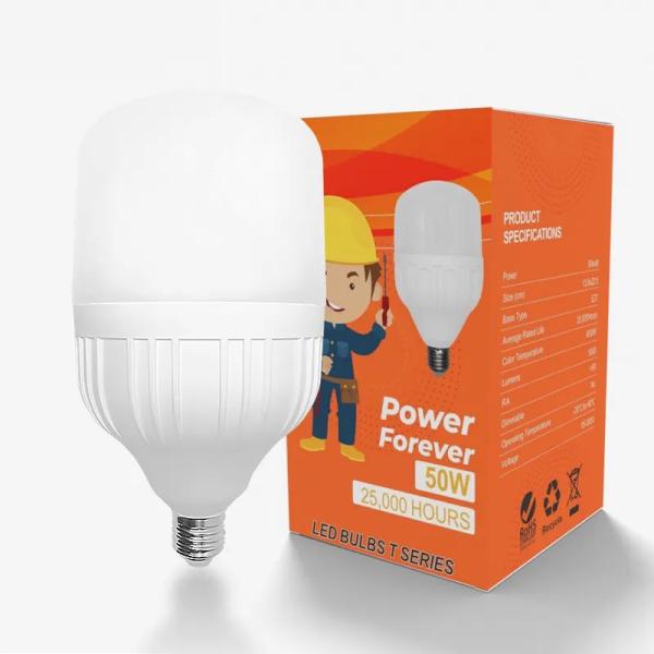 High Lumen T Shape LED Bulb Light T80 T100 T120 T140 E26 E27 B22