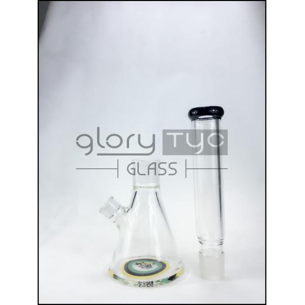 Ослеплять Beaker Wat кальяна трубы курения стекла потока ультрамодный здоровый классический стеклянный
