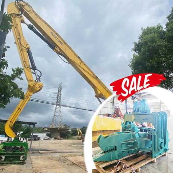 16.8M Excavator Pile Driver Pile Driving Machine For Cat Hitachi Kobelco Sany