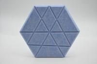 Réduction du bruit du panneau acoustique hexagonal PET sur mesure pour les espaces commerciaux