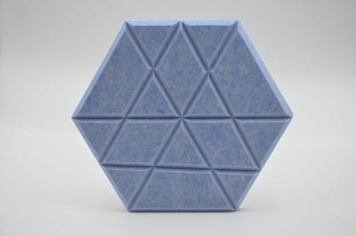 Customized PET Hexagon Acoustic Panel Noise Reduction For Commercial Spaces