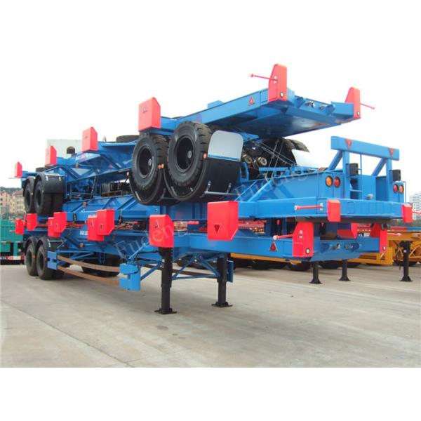 Terminal Container Semi Trailer / Deliver Container Skeleton Trailer 