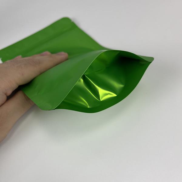 Food Grade Resealable k Bags Plastic Matte Stand Up Aluminum Foil Tea Packaging