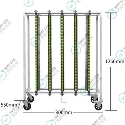 SMT ESD PCB Trolley PCB Storage Trolley