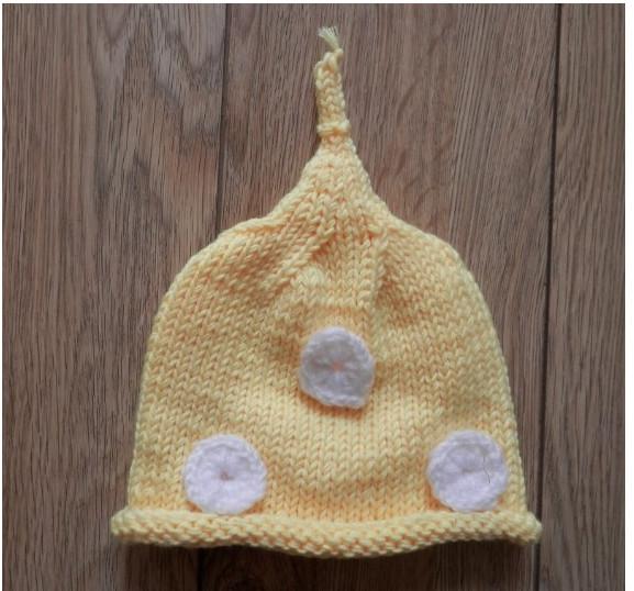 little baby cartoon Spirit baby hat cap 1pair red yellow Photography Prop Crochet Hats