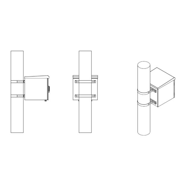 9U Pole Mounted Cabinet