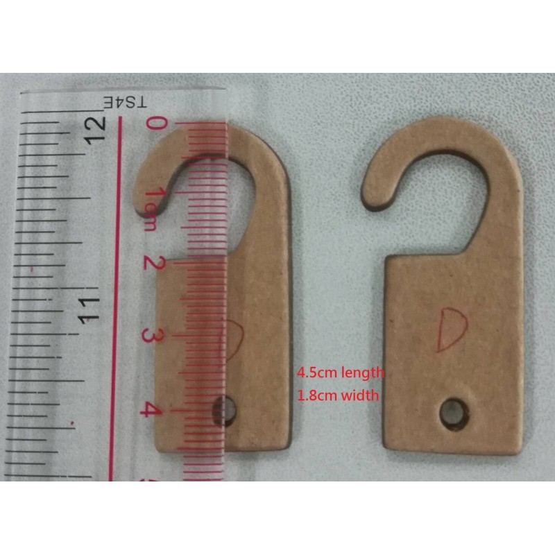 1.5mm Thickness Cardboard Socks Hanger All Season With 22x46mm Size