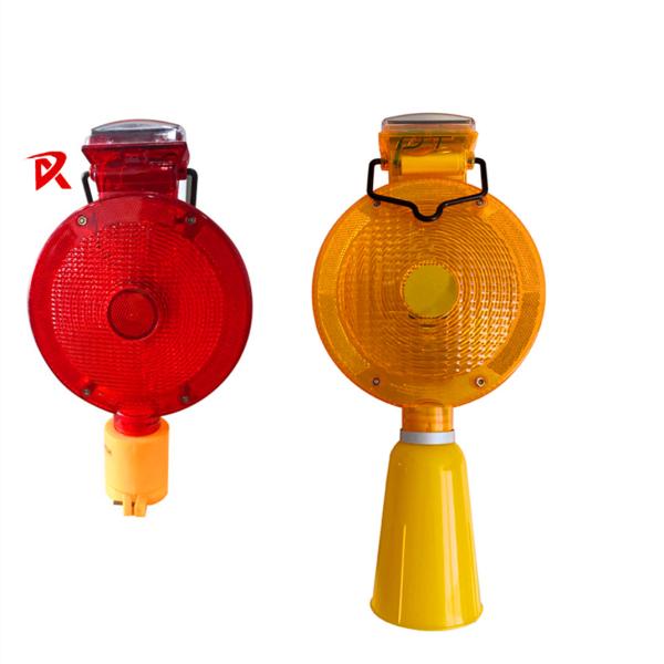 New Solar Road Construction Traffic Blinking Barricade Warning Lights Obstacle Safety Flashing Light