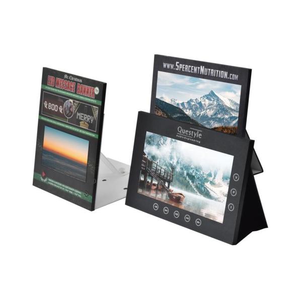 10 inch LCD video POS display, point of purchase video display for new product launch in retailer store advertising