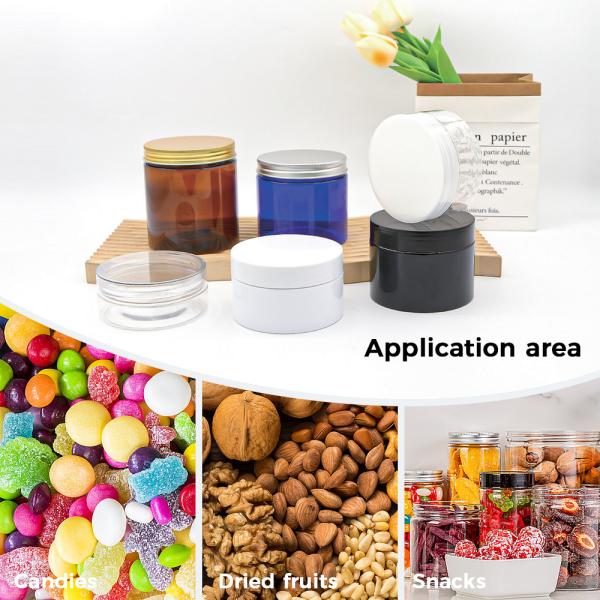 White Plastic Wide-Mouthed Cream Jar with Good Sealing for High-end Skincare