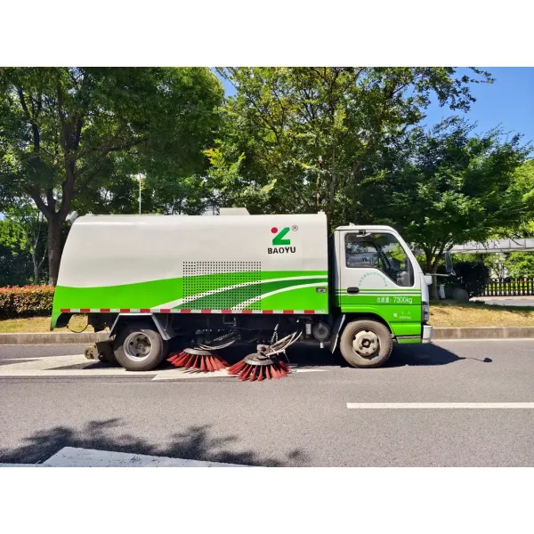 Stainless Steel Tank Road Sweeper Truck with Automatic Obstacle Avoidance and High Efficiency Fan for Street Cleaning