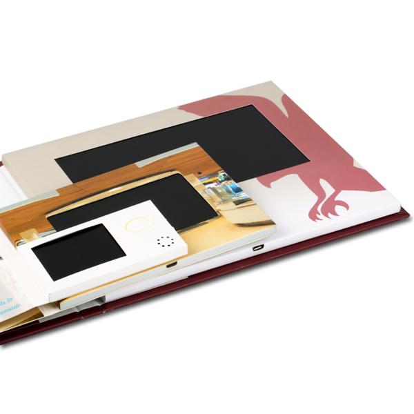 Customized LCD Video Brochure Card with JPG Image Format